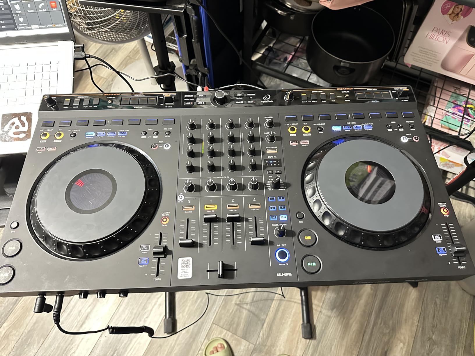 AlphaTheta DDJ-GRV6 4-Channel DJ Controller with Groove Circuit customer photo 1