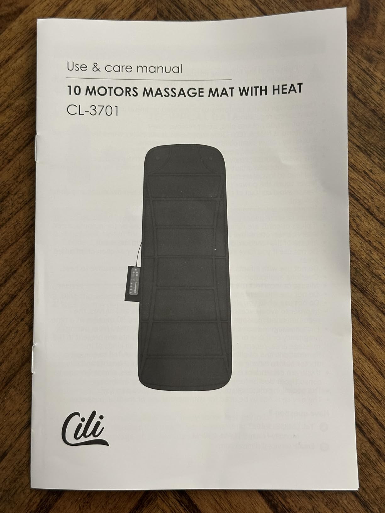 CILI Full Body Massage Mat with Heat, Vibration Back Massage Pad, Full Body Massager for Bed Chair Sofa, Massage Mattress Pad customer photo 2