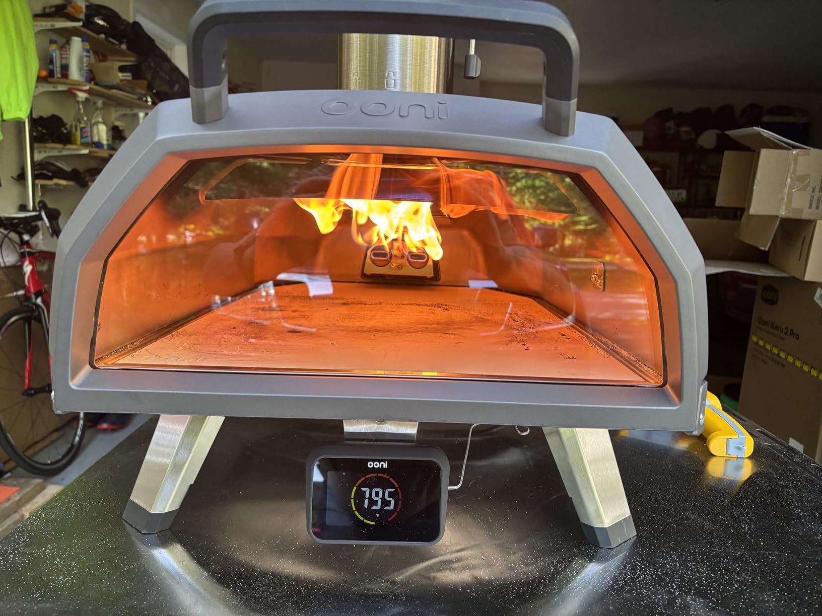 Ooni Karu 2 Pro Multi-Fuel Pizza Oven - Wood and Gas Outdoor Pizza Oven with Pizza Stone & Integrated Thermometer customer photo 2