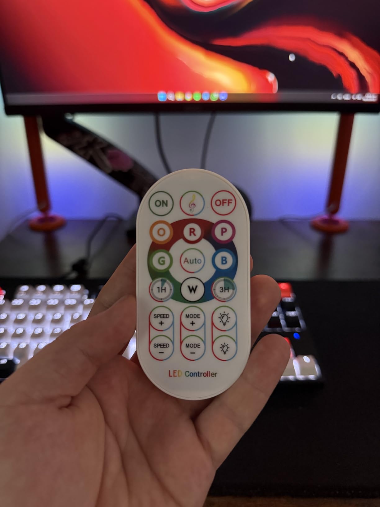 Smart ICRGB LED Lights Bars, Borllyem TV Backlight with Double Light Beads, App Control, RF Remote, Music Syncing and 47Modes for Gaming, Room Decoration customer photo 2