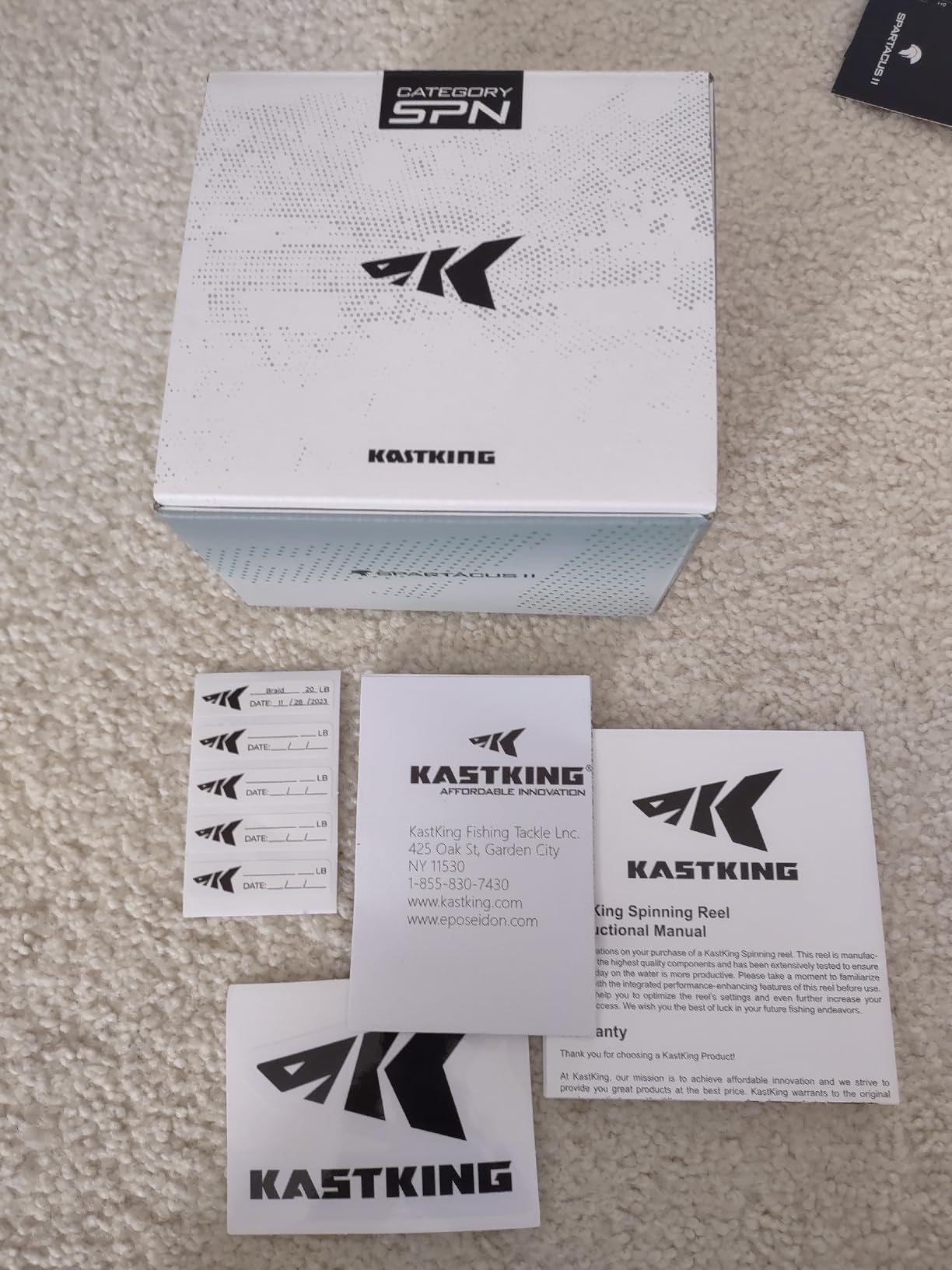 KastKing Spartacus II Twin-Tip Fishing Rod and Reel Combo, Spinning & Casting Combo, KastFlex IM6 Graphite Blanks, 2-Piece Rods with Extra Tip customer photo 2