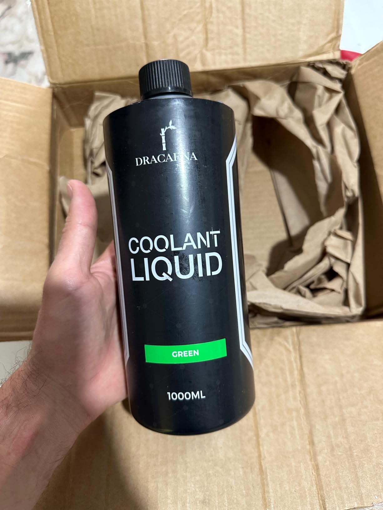Dracaena.io 33.8oz/ 1000ml PC Cooling Fluid, Colored Liquid, New Formula Premixed Solution for Computer Cooling Systems (Blue) customer photo 2