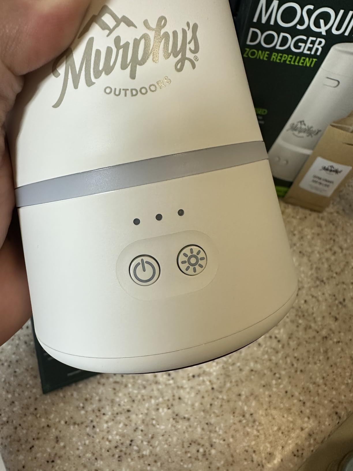 Murphy's Naturals Mosquito Dodger Zone Repellent, Outdoor Mosquito Spray, Essential Oils, 15-Foot Zone, Repels for 30 Hours, Refill Included customer photo 2