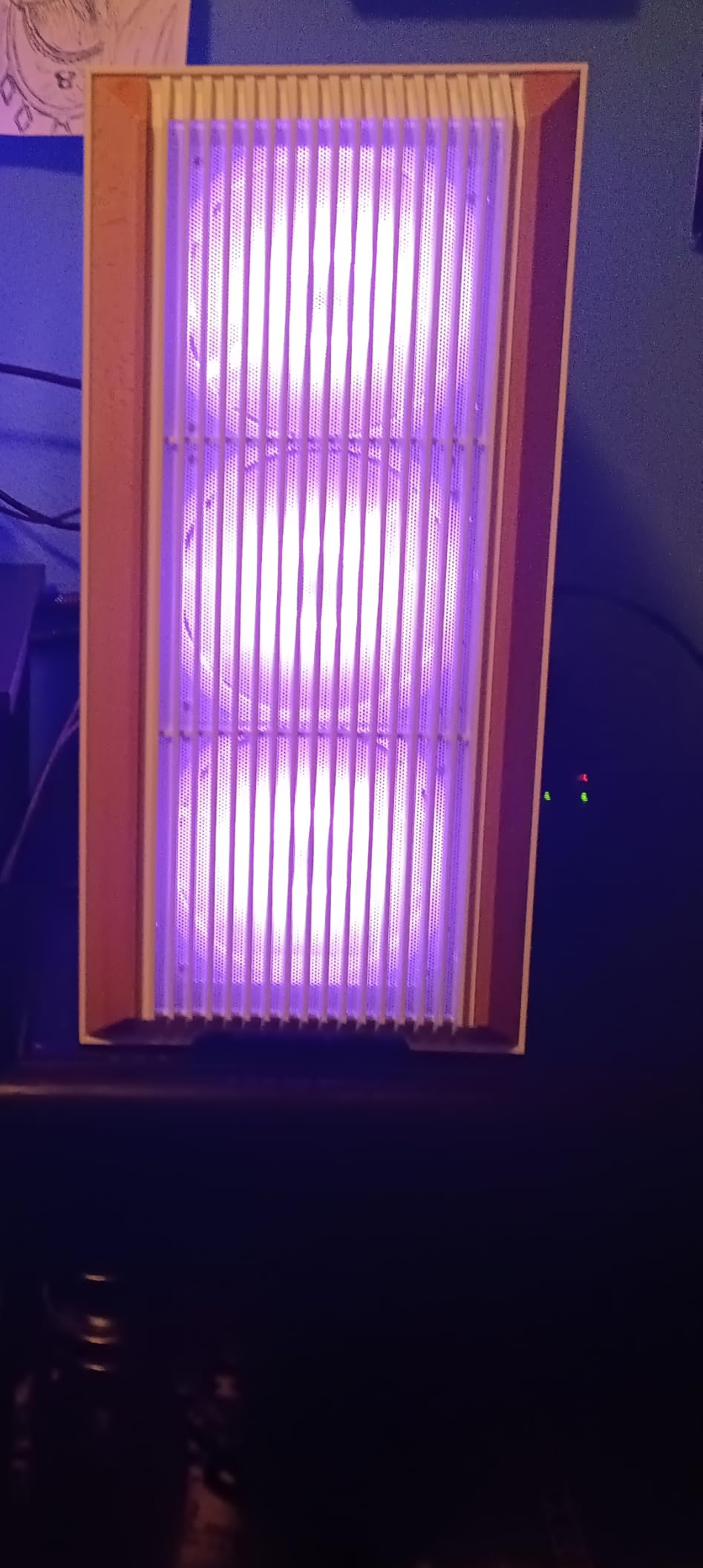 SAMA Z60 Genuine Walnut Wood PC Case, ATX Mid Tower PC Case, Pre-Installed 4X 140mm ARGB PWM Fans, Supports 360mm Radiator on Top, Type-C Port, Mid Tower Computer Case-Black customer photo 2