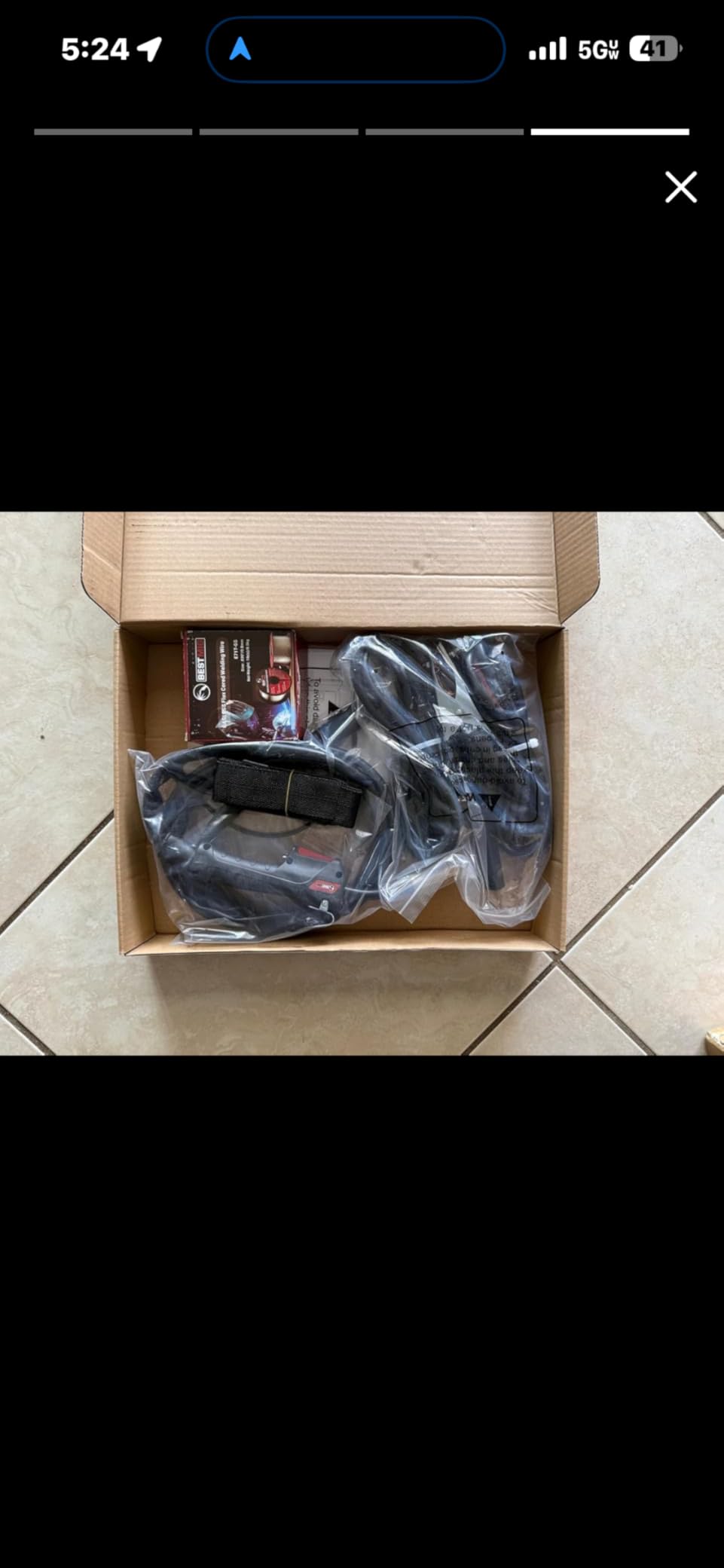 BESTMIG 135A MIG Welder - 3-in-1 Flux Core Welder, MIG/Lift TIG/Stick Welding Machine - Portable IGBT Inverter - 110V with Welder Helmet and Gloves (Red Black, MIG 135A Welder) customer photo 1