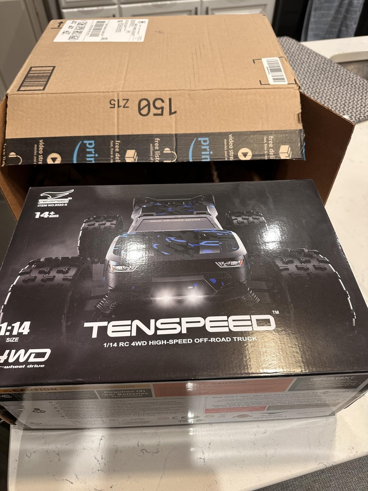 1:14 Scale RC Cars for Adults, 60KPH High Speed RC Truggy, 4X4 Off-Road Remote Control Truck, Waterproof Electric Car with 2S Battery, All Terrain RC Vehicle for Snow, Sand, Beach & Rocky Surfaces customer photo 2