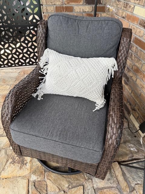 HILLGA 7-Piece Luxury Patio Furniture Set with 6