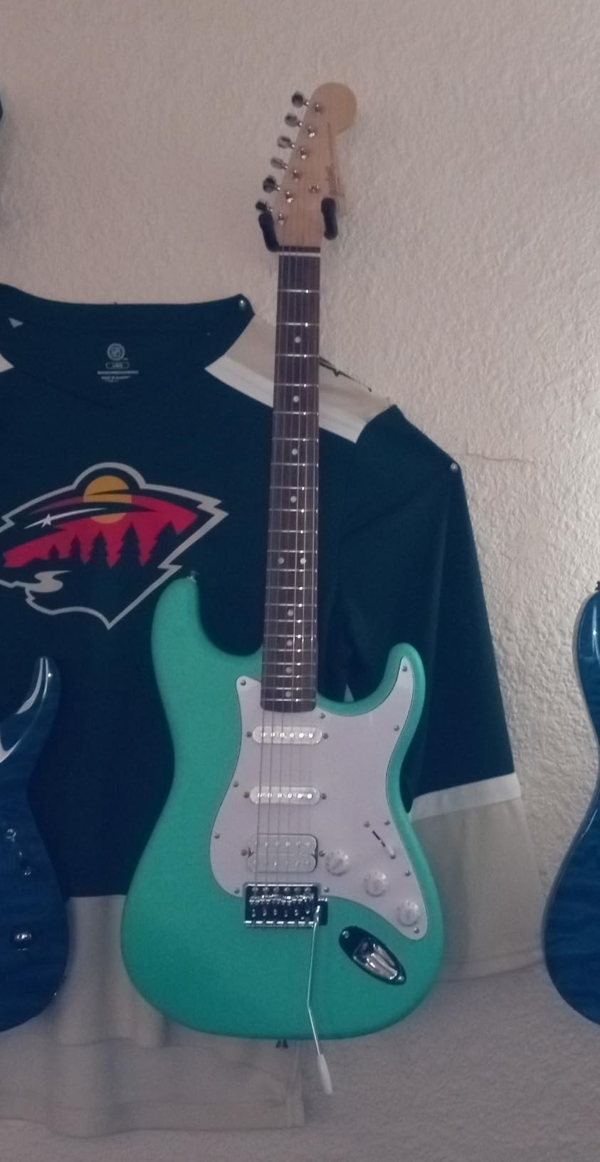 Fender Squier Debut Series Stratocaster HSS Electric Guitar - Sea Foam Green customer photo 2
