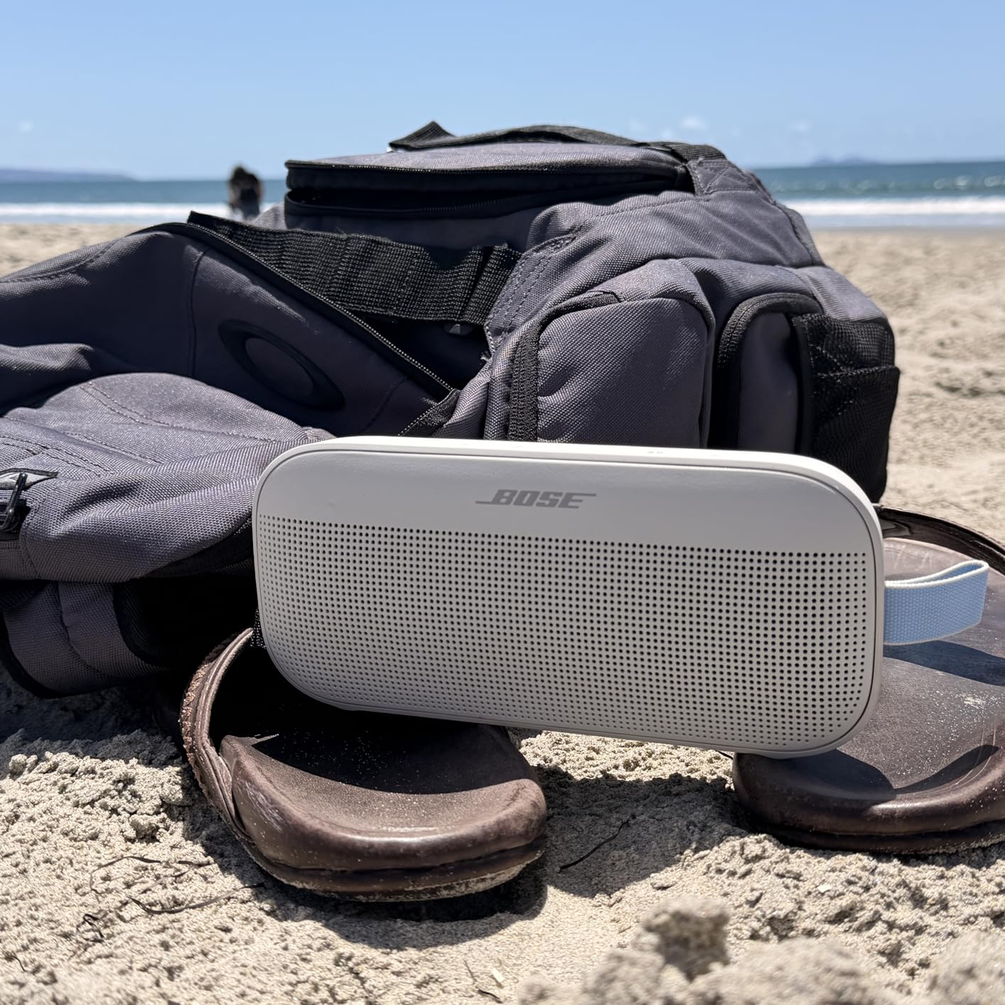 Bose SoundLink Flex Bluetooth Speaker (2nd Gen) - Portable Outdoor Speaker with Hi-Fi Audio, Waterproof and Dustproof, USB-C, Up to 12 Hours Battery Life, Twilight Blue customer photo 1