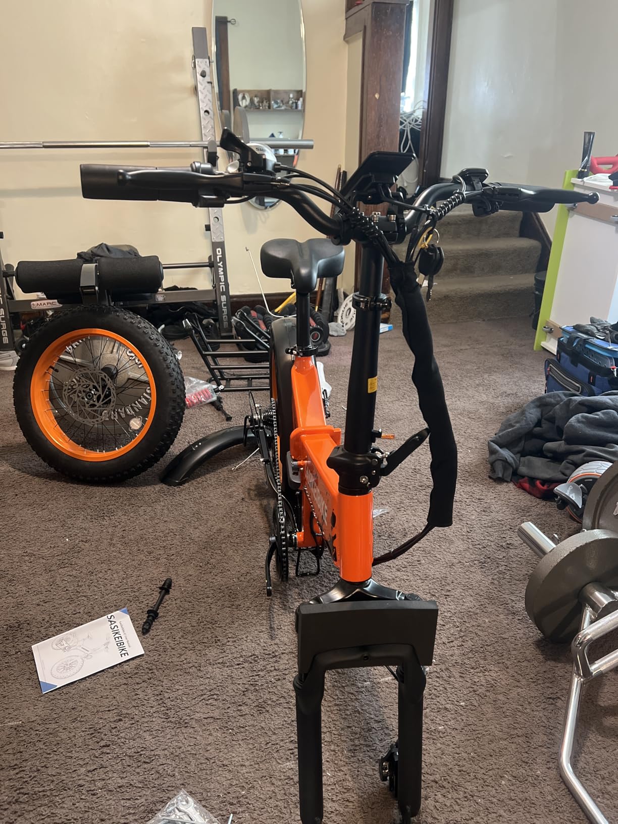 vefreedom 1500W Folding Electric Bike for Adults, 52V 20AH Large Removable Battery E Bike, 70 Miles Max Range, 20