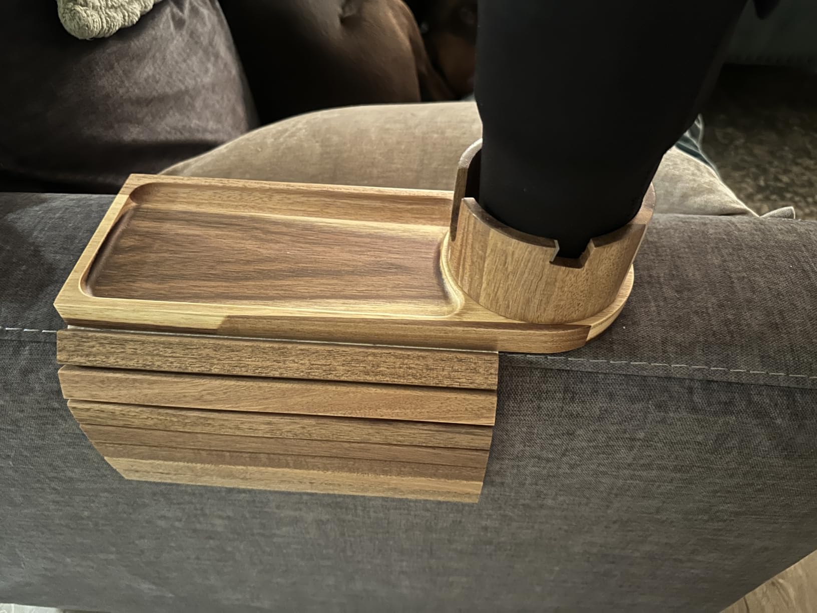 Couch Cup Holder Tray, 15.75