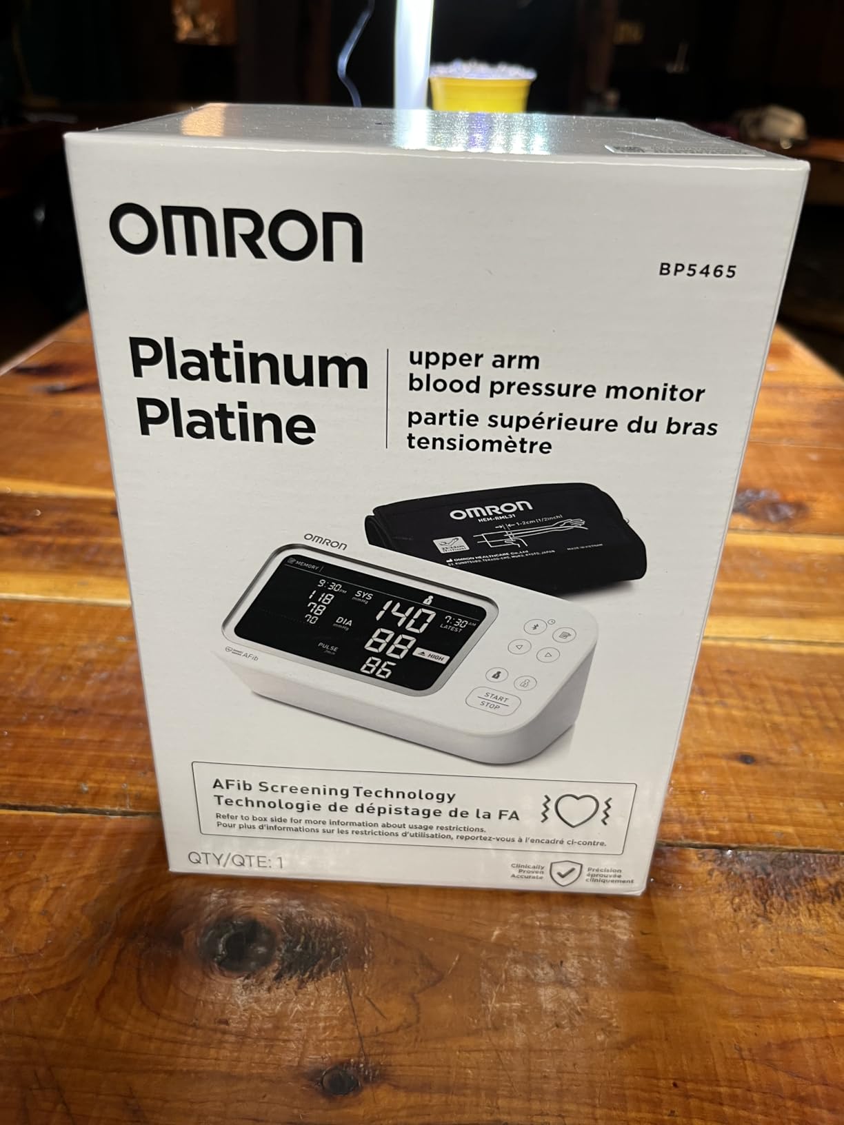 OMRON Platinum Blood Pressure Monitor for Home Use & Upper Arm Blood Pressure Cuff - #1 Doctor & Pharmacist Recommended Brand - Clinically Validated - AFib Detection - Connect App customer photo 2