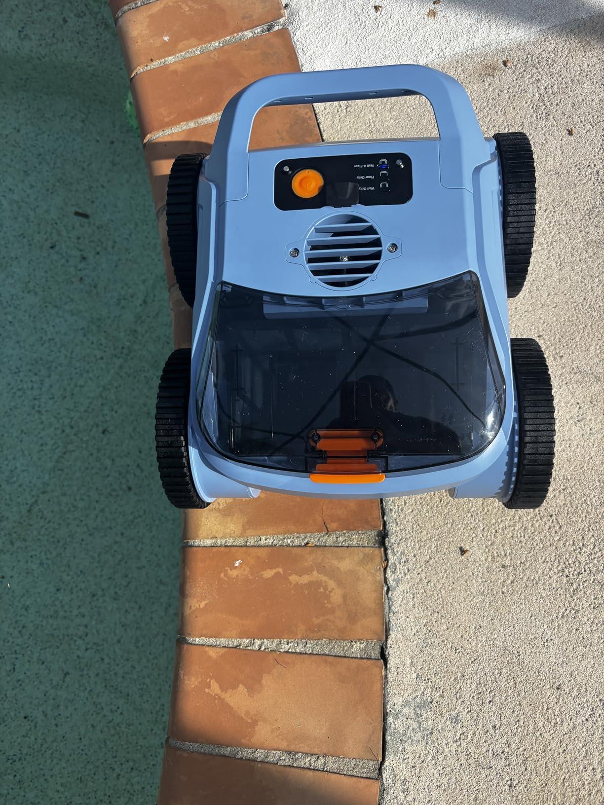 Robotic Pool Vacuum, Pool Cleaner for Inground Pools, Smart Navigation, Floor/Wall/Waterline Cleaning, 150 Mins Runtime for Pool Up to 2000 Sq.ft customer photo 2