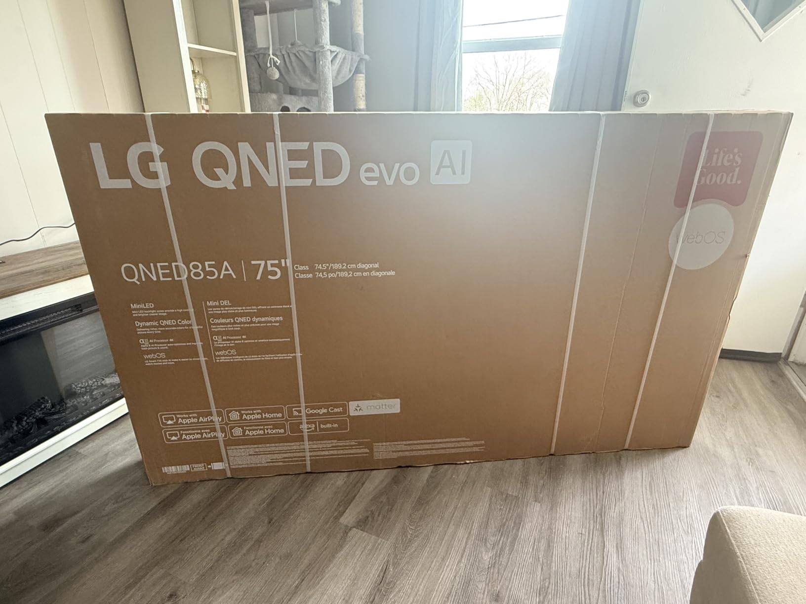 75-Inch Class QNED evo AI QNED85A Series Mini LED 4K Smart TV w/AI Picture, AI Sound, HDR10, AI Super Upscaling 4K, Filmmaker Mode, Wow Orchestra, Alexa Built-in (75QNED85AUA, 2025) customer photo 2