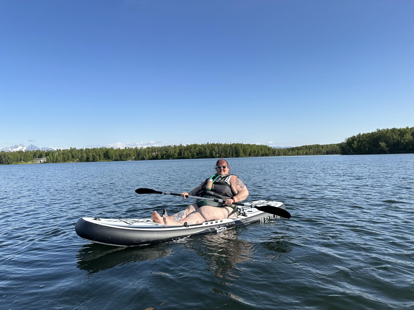 TIGERXBANG 10.2'x35''x8'' Inflatable Kayak with Detachable Seat, SUP-Kayak Set customer photo 1