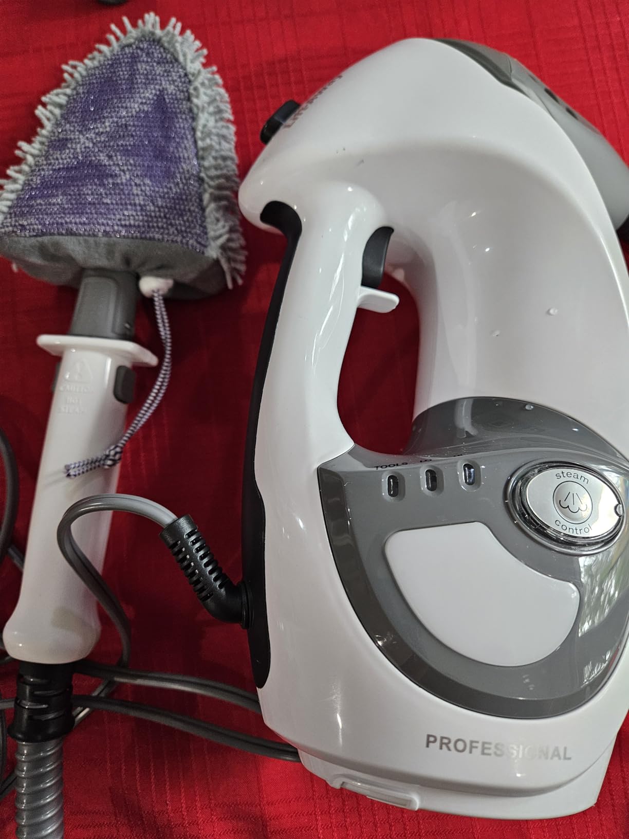 Shark Lift-Away 5-in-1 Steam Mop with Detachable Handheld Steam Cleaner, for Whole Home Cleaning including Sealed Hard Floors, Kitchens, Bathrooms, Upholstery, Cars, Grout & more, Blueberry, S3972BRN customer photo 1