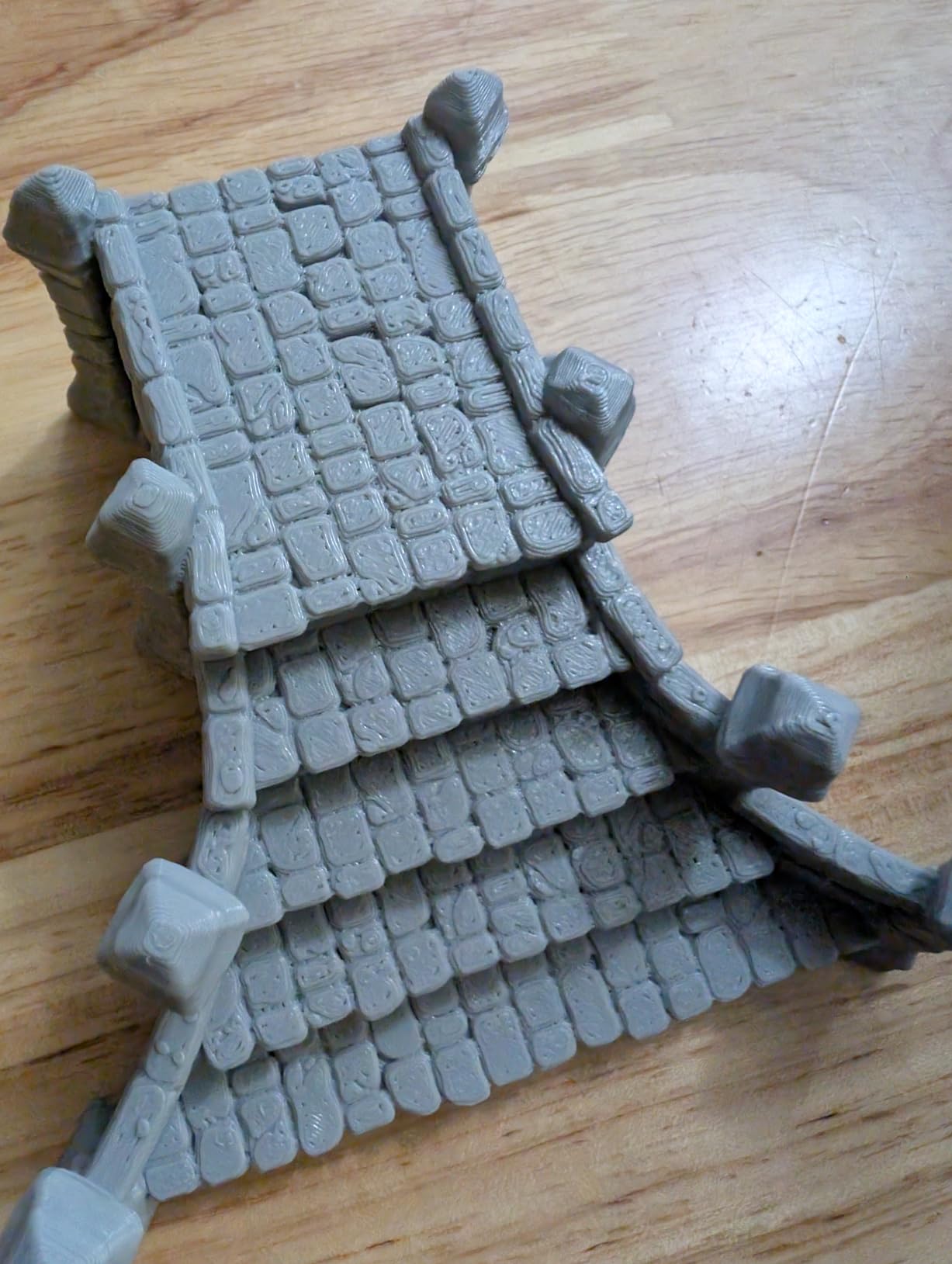 Broken Viaduct - DND Terrain for Dungeon Masters, 28PCS RPG Starter Set with Modular Bridge Ruins, Perfect Beginner Bundle for TTRPG and Tabletop Campaigns customer photo 2