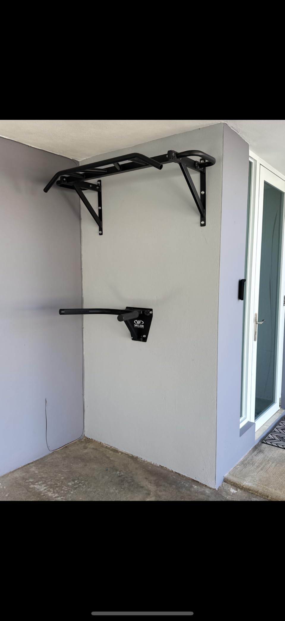 Jusgym Wall Mounted Pull Up Bar, 51