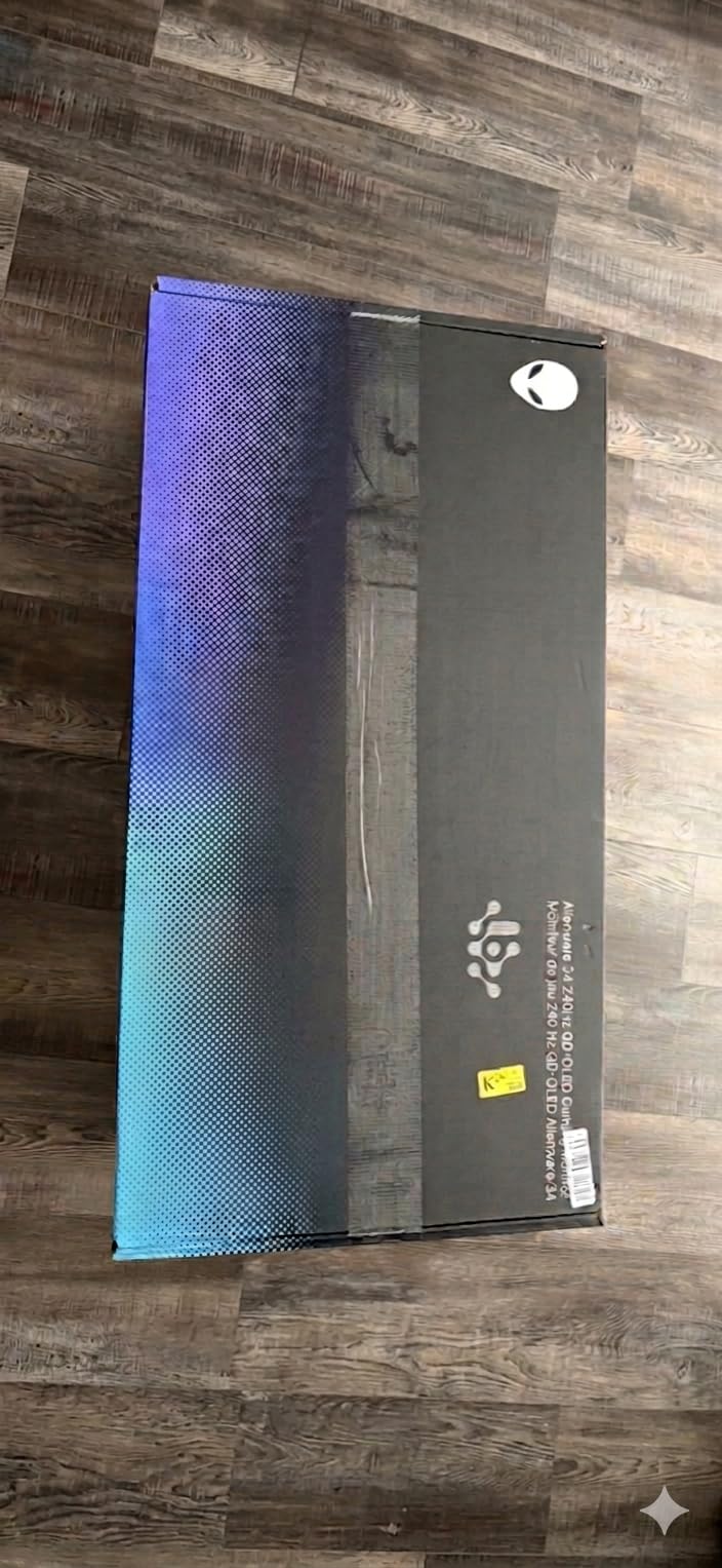 Alienware 34 240Hz QD-OLED Curved Gaming Monitor - AW3425DW - 34.2-inch WQHD (3440 x 1440) 0.03ms Display, 1800R Curve, AMD FreeSync Premium Pro customer photo 2