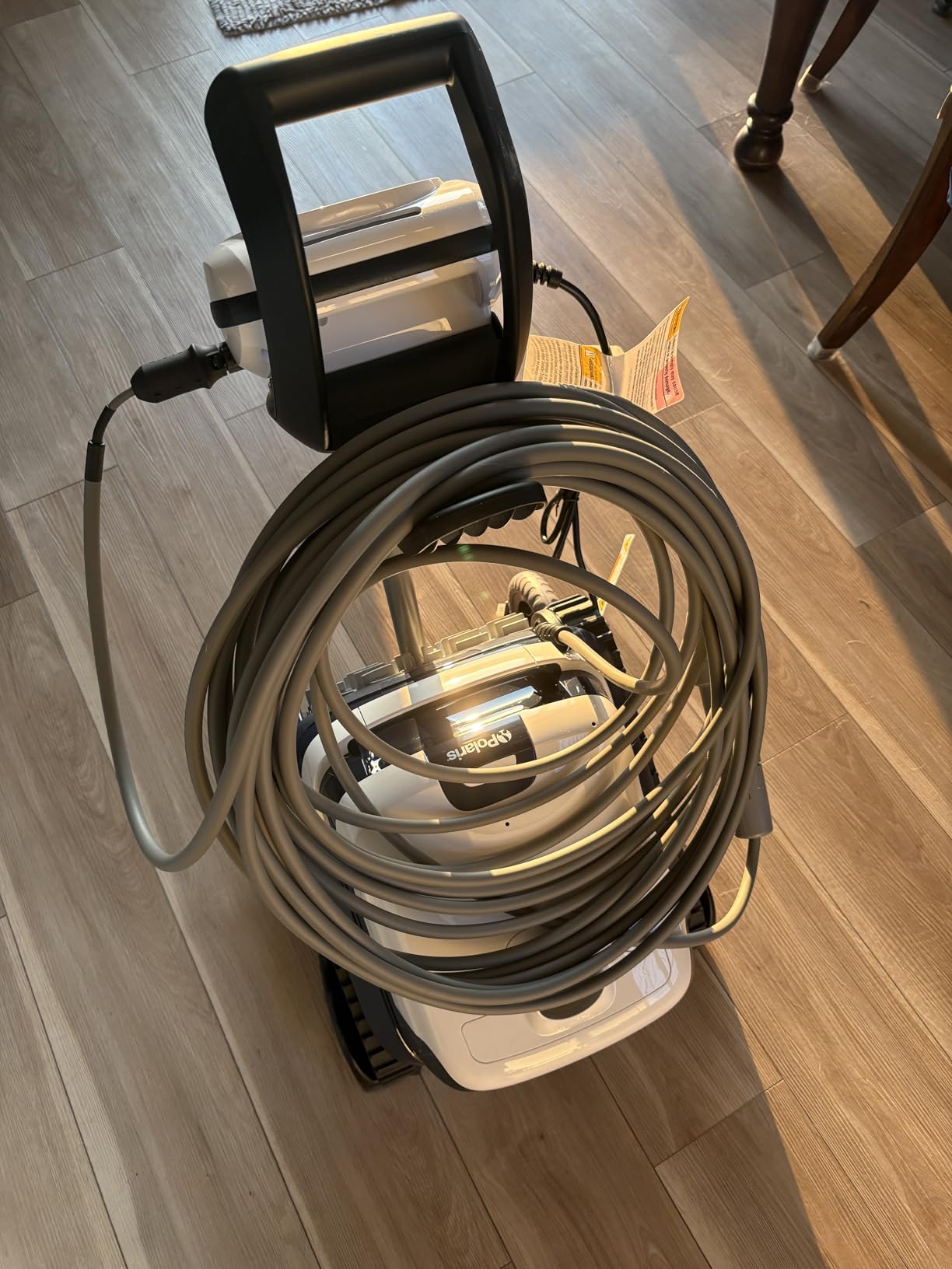 Polaris ERA 820 Robotic Pool Cleaner with Cyclonic Vacuum, Dual Brushes, 60ft Swivel Cable, Large Canister, Caddy & Cover - for In-Ground Pools customer photo 2