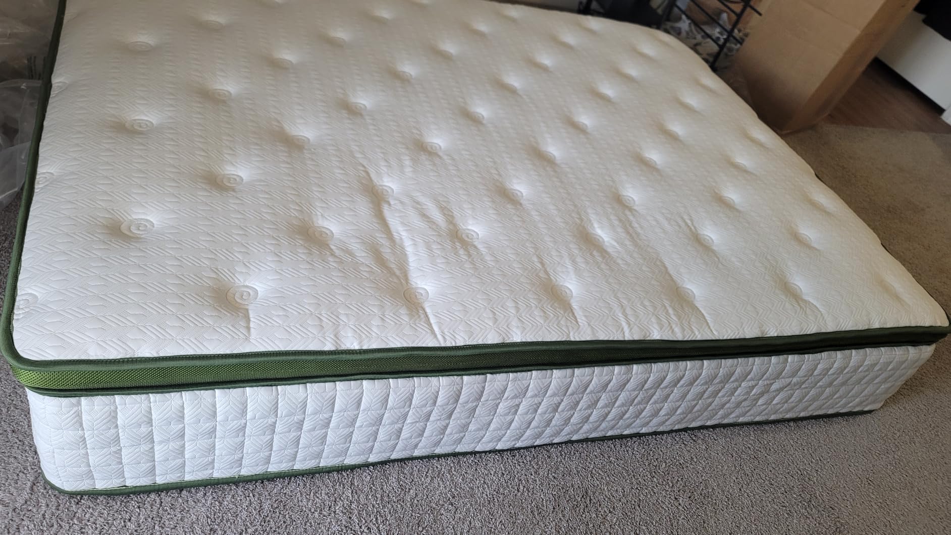 BedStory Medium Firm King Mattress 14 Inch Cooling Gel Hybrid Bed for Side Sleepers & Couples, Extra Lumbar & Shoulder Support CertiPUR-US with 960+ Pocket Springs, Pain Relief Fiberglass-Free customer photo 1