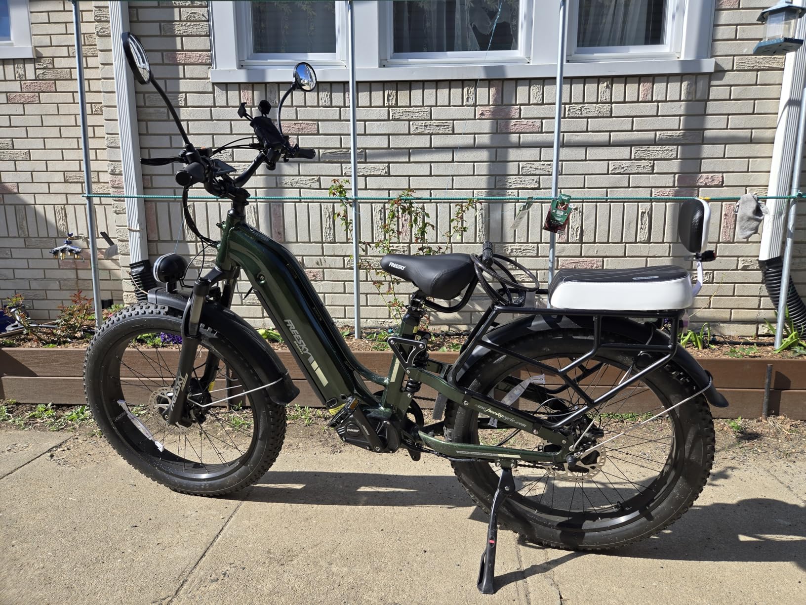 FREESKY Ranger AIR Dual Motor Electric Bike for Adults, 3500W 200NM Fast Ebike,105Miles Long Range E Bike, Full Suspension Electric Mountain Bike, 26'' Fat Tire Electric Bicycle for Man Womens Hunters customer photo 1