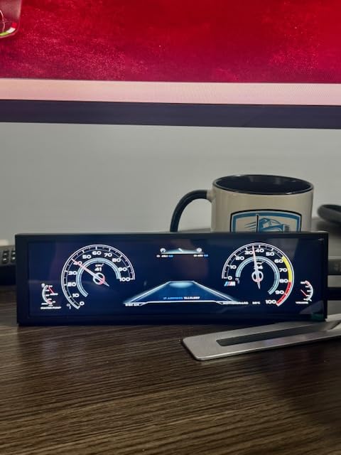 8.8 Inch FHD Computer Secondary Screen IPS 1920x480 LCD Display CPU Temperature Monitor with Casing for Computer Case Temperature Windows macOS Aida64 CPU GPU Monitor customer photo 2