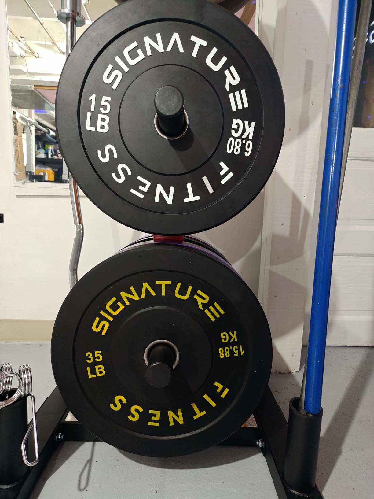 Fitvids Olympic Bumper Plates Set, 2