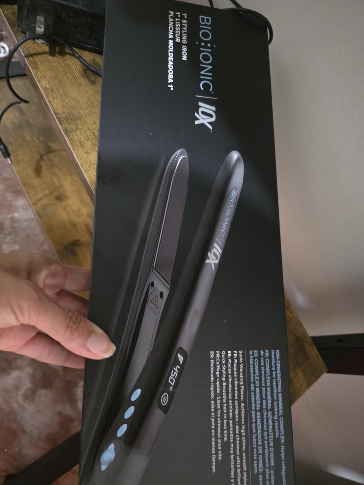 Bio Ionic 10X Styling Iron, Hair Straightener with 1