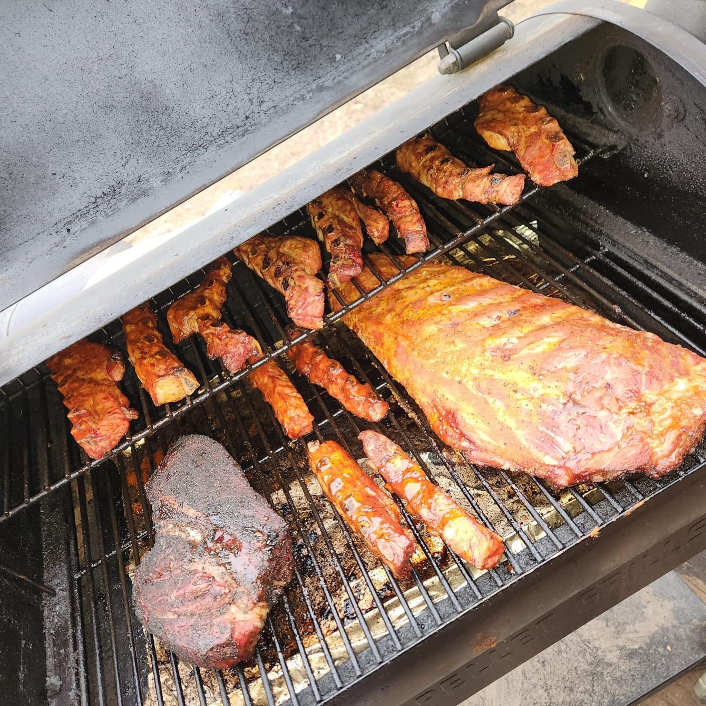Z GRILLS ZPG-450A2 Wood Pellet Grill & Smoker, PID V3.0 Controller, 459 Sq in Cook Area, Foldable Shelf, Meat Probe, Rain Cover, 8 in 1 BBQ Grill Outdoor Auto Temperature Control, Bronze customer photo 2