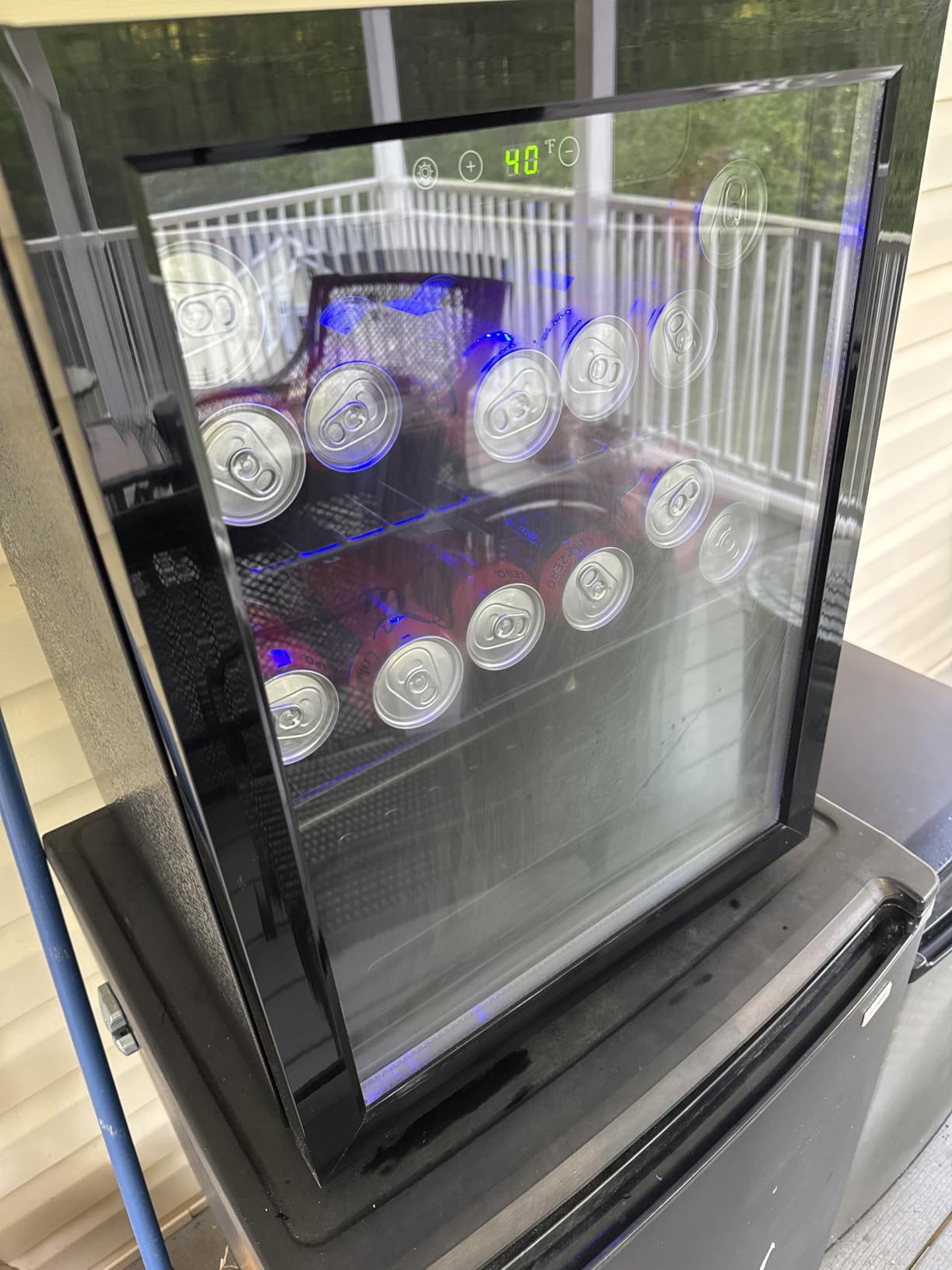 Antarctic Star Mini Fridge Cooler - 12 Bottle 48 Can Beverage Refrigerator Glass Door for Drinks or Beer Wine - Small Drink Dispenser for Home, Office or Bar, Electronic Temperature Control, 1.3cu.ft. customer photo 2