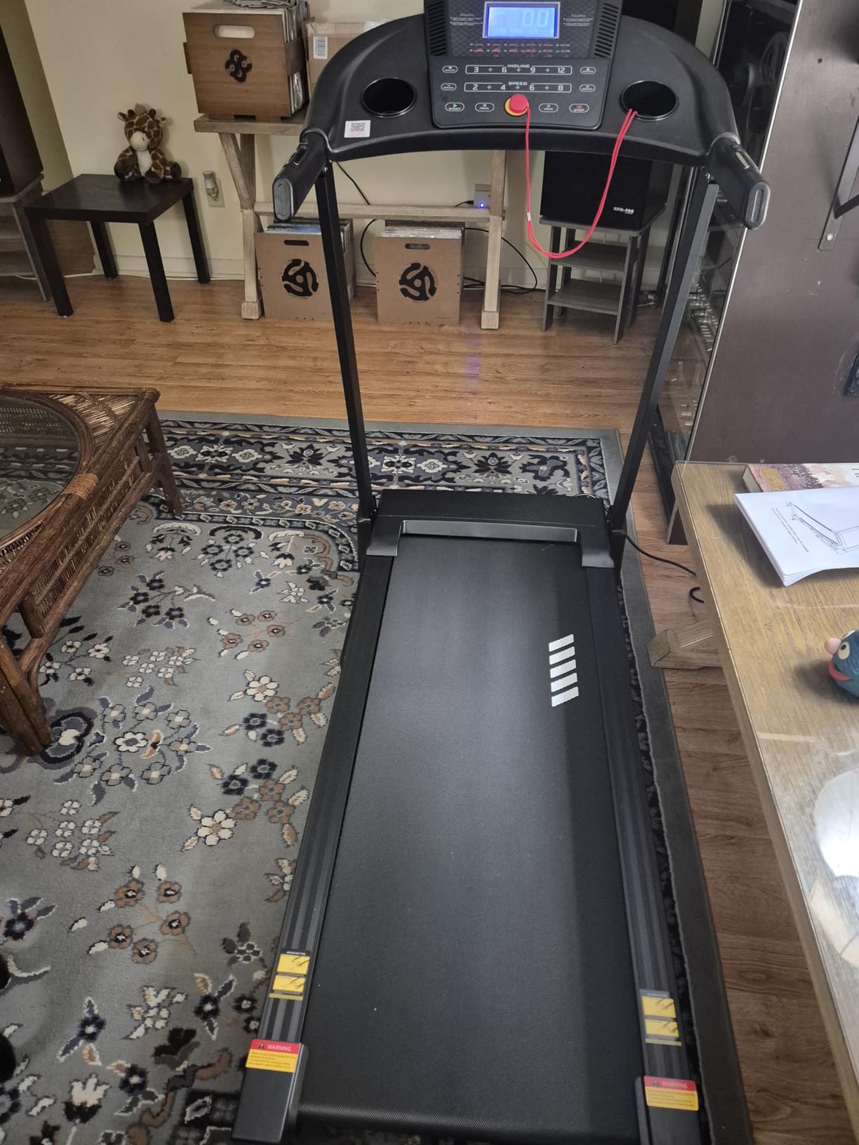 Treadmill with 15-Level Auto Incline, 47