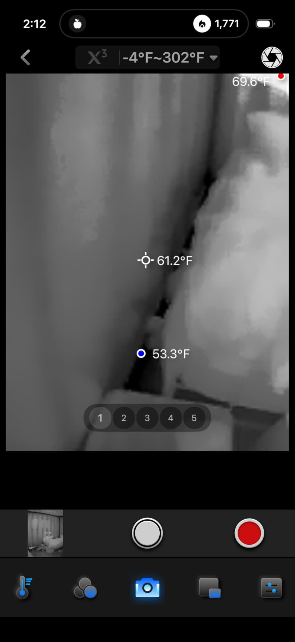 Thermal Master Thermal Camera for USB-C iPhone and Android, P1 Thermal Imaging Camera with 320×240 X³ IR Resolution, -4℉ to 1112℉, 160×120 Infrared Camera (iOS and Android P1 Grey) customer photo 2
