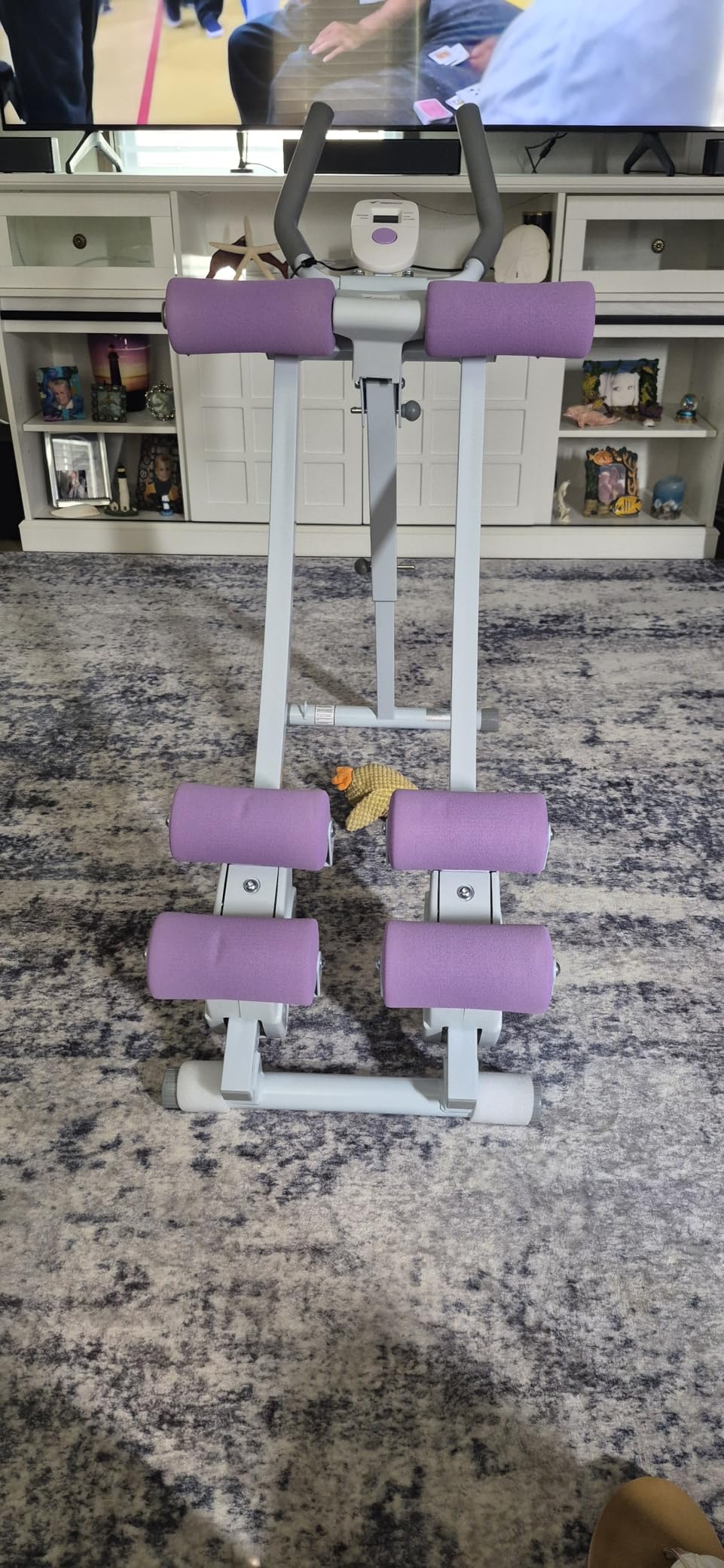 MERACH Ab Machine, Adjustable Ab Trainer Machine, AB Workout Equipment for Home Gym, Independent Dual Tracks for Mountain Climber, Foldable for Home Exercise, Load Capacity 440 LBS customer photo 2