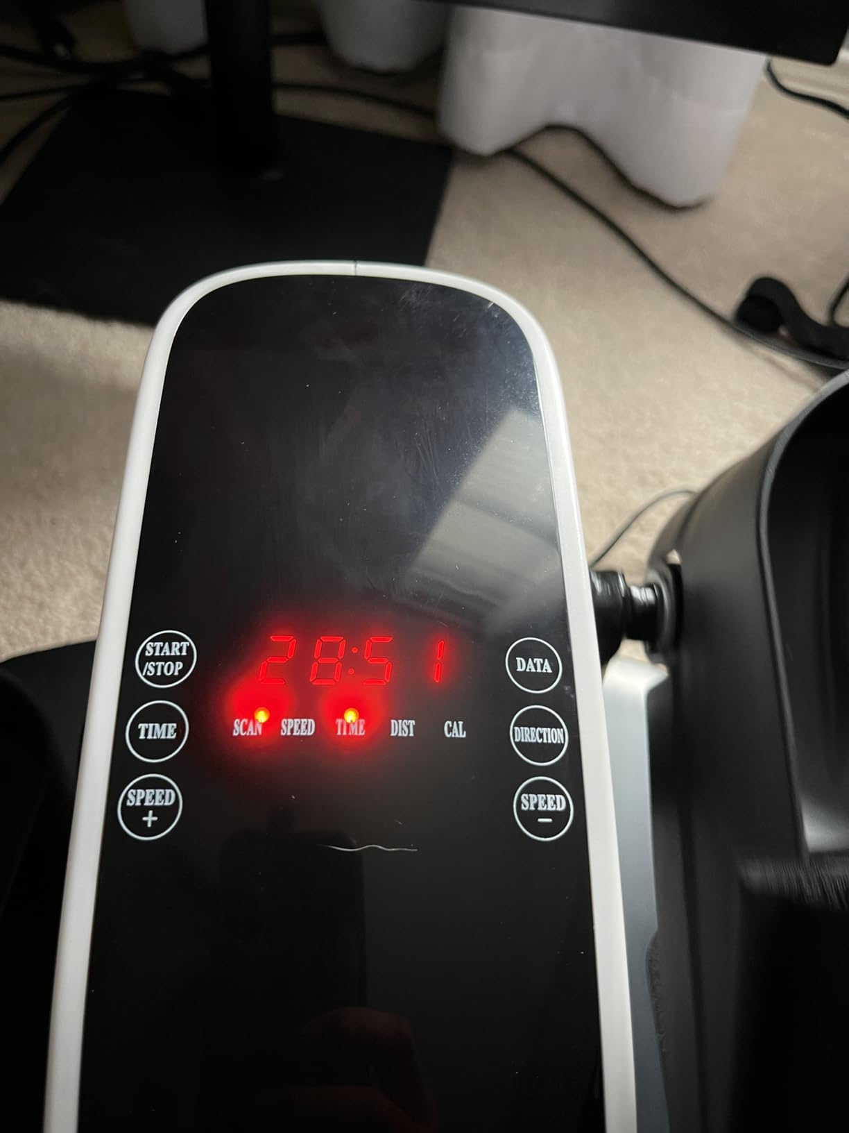 Elliptical Exercise Machine, 16-Level Magnetic Resistance Elliptical Machine for Home Trainer with Hyper-Quiet Drive, 15.5IN Stride, LCD Monitor & App Support, 350LBS Weight Capacity customer photo 2