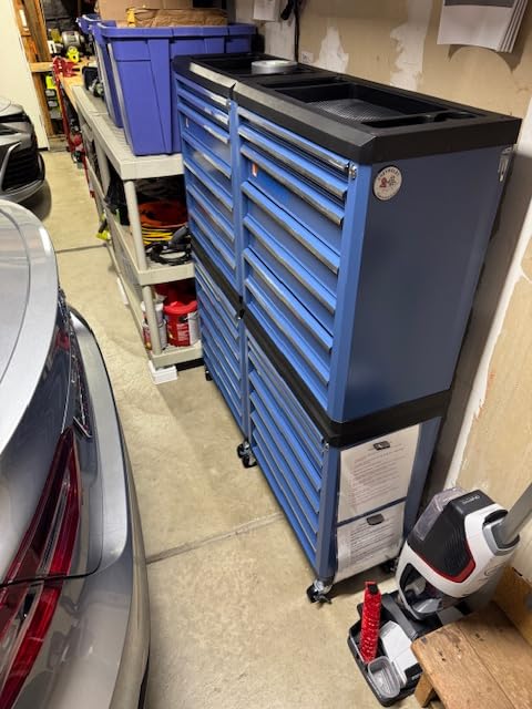 LARBANKE 7-Drawer Rolling Tool Chest with Lock&Keys and Swivel Casters,Tool Chest with Multi-Sizes Drawers and Multifunctional Countertop customer photo 1