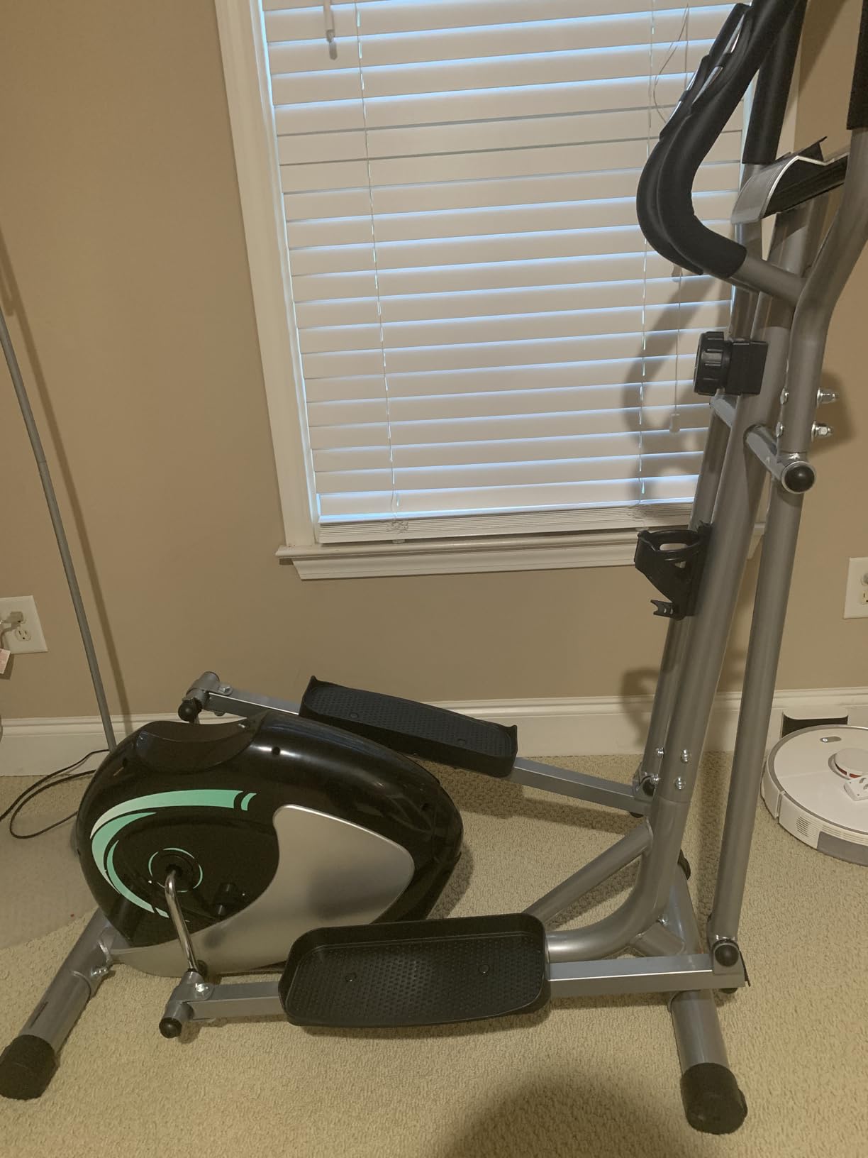 THERUN Elliptical Machine for Home, Hyper-Quiet Elliptical Exercise Machine, Compact Elliptical Trainer w/16 Levels Adjustable Resistance, 13.2LBS Flywheel, Pulse Sensor, LCD Monitor customer photo 2