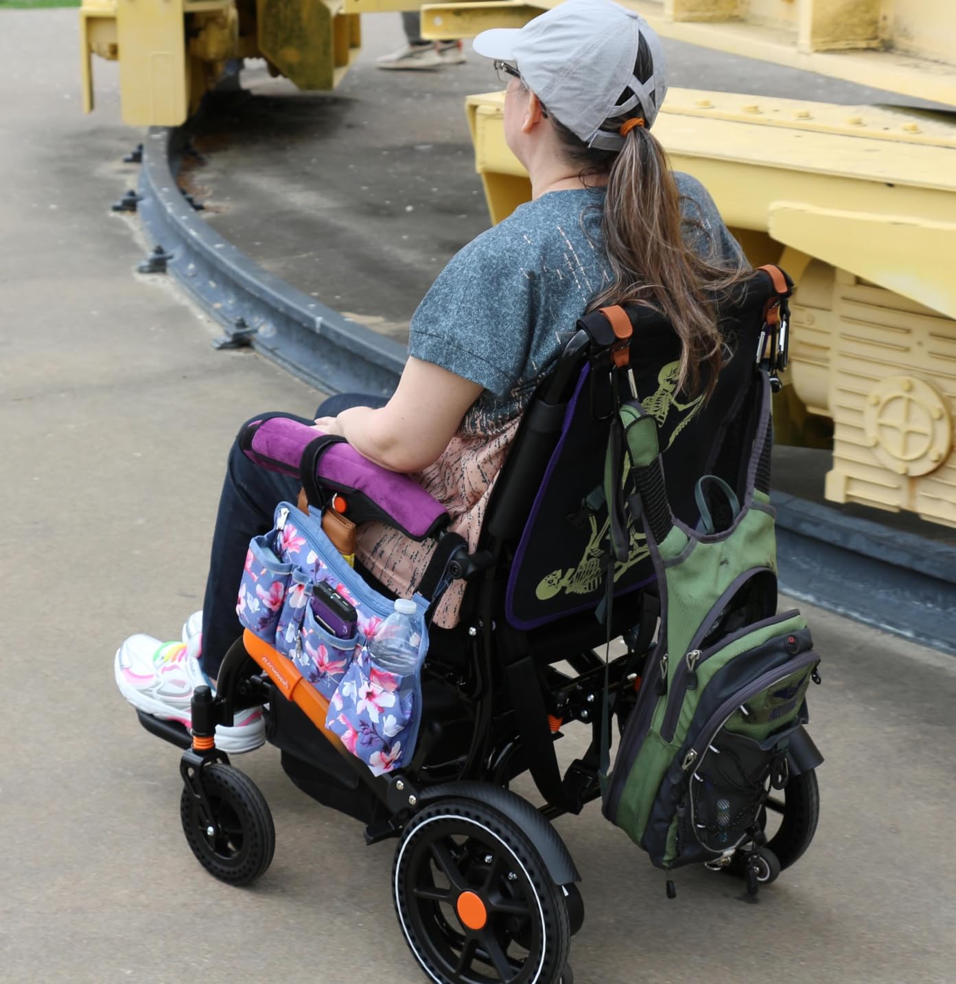 Electric Wheelchair for Adults, 36LBS Lightweight Electric Wheelchairs, 500W Brushless Motor Power Wheelchair, Motorized Wheelchair for Seniors, Airline Approval, 15Miles, MF219-M4 customer photo 2