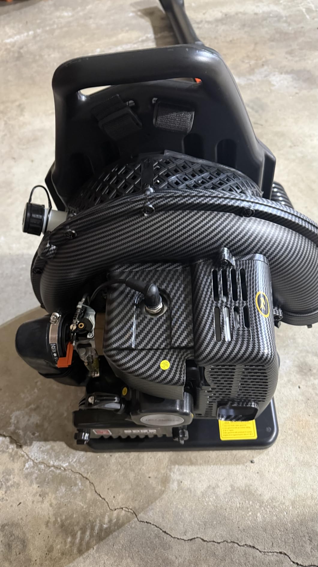 72CC Gas Backpack Leaf Blower - 2-Stroke Engine, 230 MPH 760 CFM, Adjustable Speed, Low Noise & Ergonomic Design, Cruise Control for Fast Yard Cleanup customer photo 1