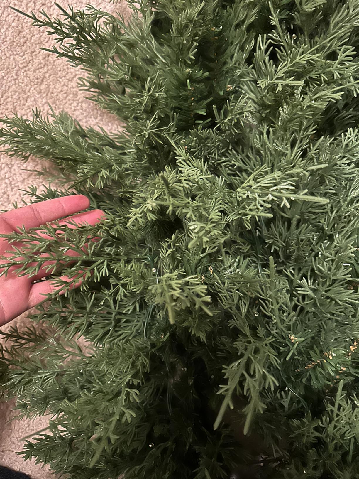 Best Choice Products Pre-Lit Cedar Cypress Christmas Wreath with Twinkling LEDs, 30in Realistic Large Indoor/Outdoor Holiday Decor customer photo 1