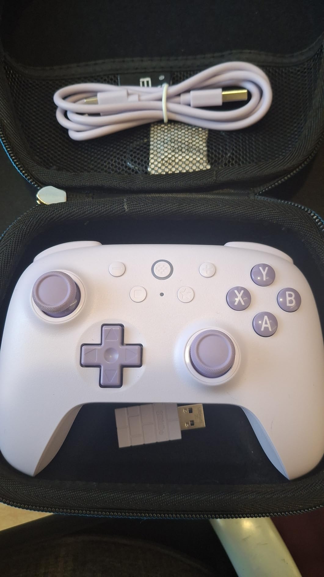 8BitDo Ultimate 2C Wireless Controller for Windows PC and Android, with 1000 Hz Polling Rate, Hall Effect Joysticks and Triggers, and Remappable L4/R4 Bumpers (Transparent Black) customer photo 1