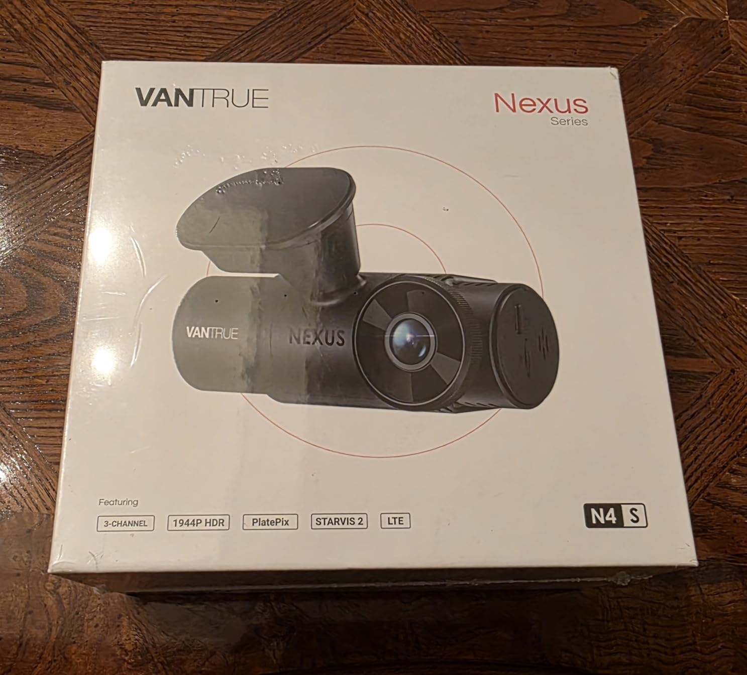 Vantrue New N4S 3 Channel Dash Cam, STARVIS 2 Night Vision, Front Rear Inside Dashcam for Cars, Front and Rear Dual Channel, PlatePix Tech, Parking Mode, Wi-Fi, GPS, 2