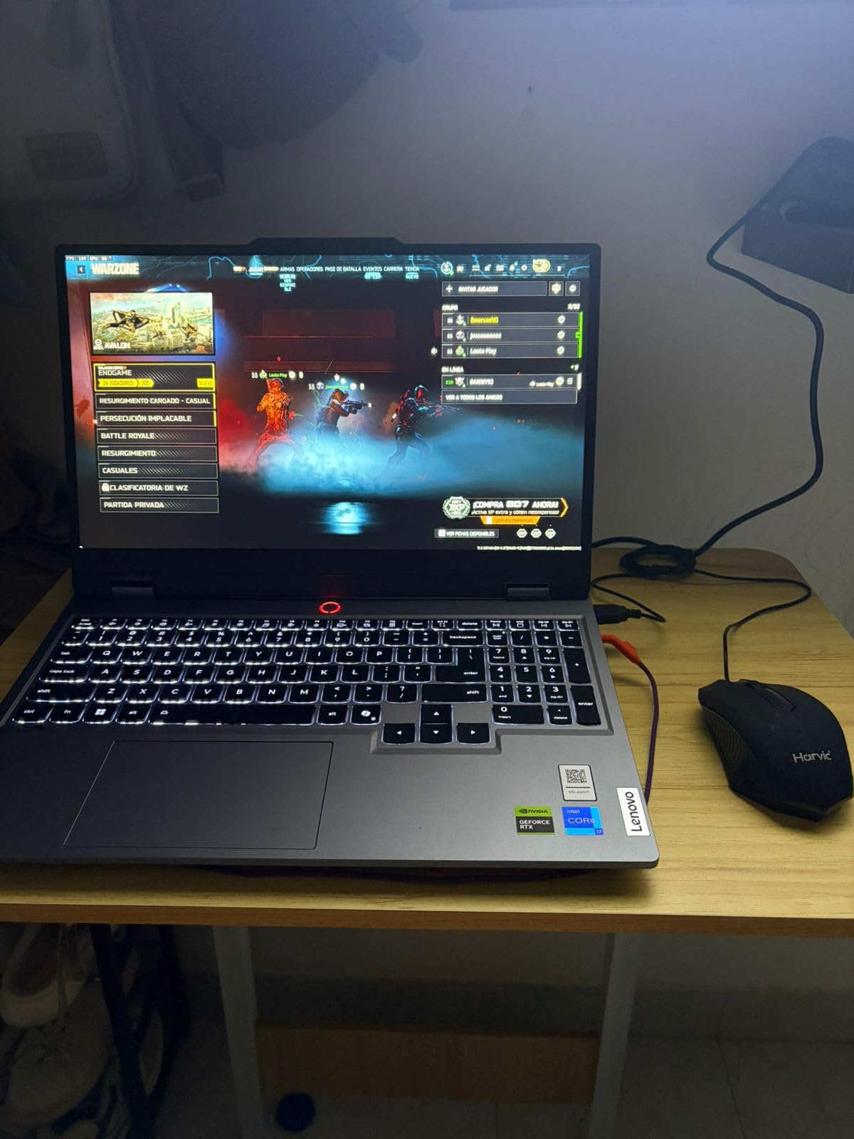 Lenovo Legion LOQ AI-Powered Gaming Laptop - Intel Core i7-13650HX - 15.6 FHD IPS Display, 144Hz - GeForce RTX 5050-16GB Memory - 1TB Storage - G-Sync - Luna Grey customer photo 1