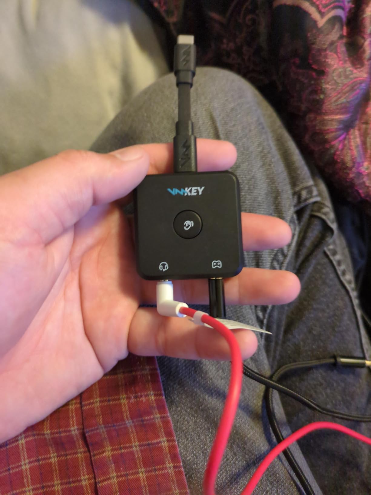 Voicemod Key - VMKey Real-Time AI Voice Changer and Soundboard for Gaming Consoles (Compatible with PS5, PS4, Xbox, SWITCH2) customer photo 1