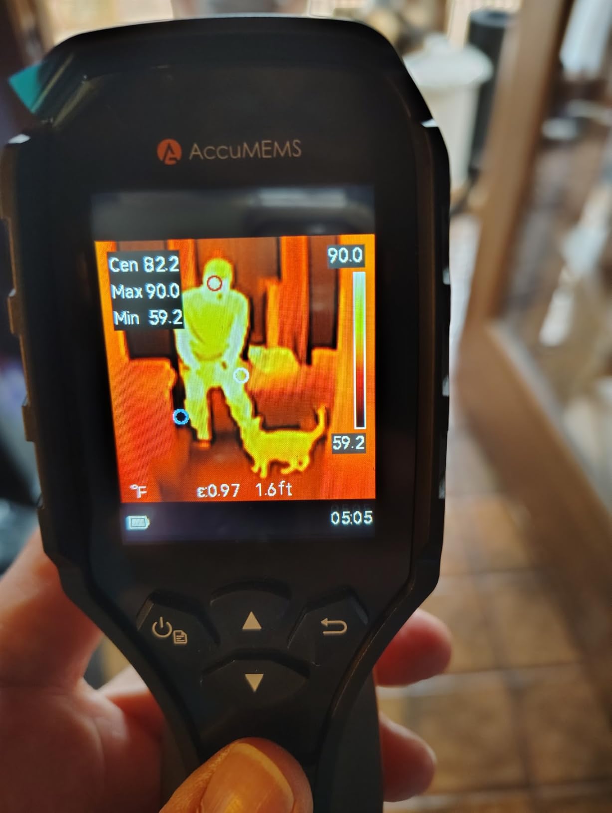 GT14S Thermal Imaging Camera with Thermometer Mode, Ultra-Light 240g, -4F~1022F Range, 14H Runtime, Live Tracking with Edge-Enhanced Display, Infrared Camera for HVAC/Electrical Inspection customer photo 2