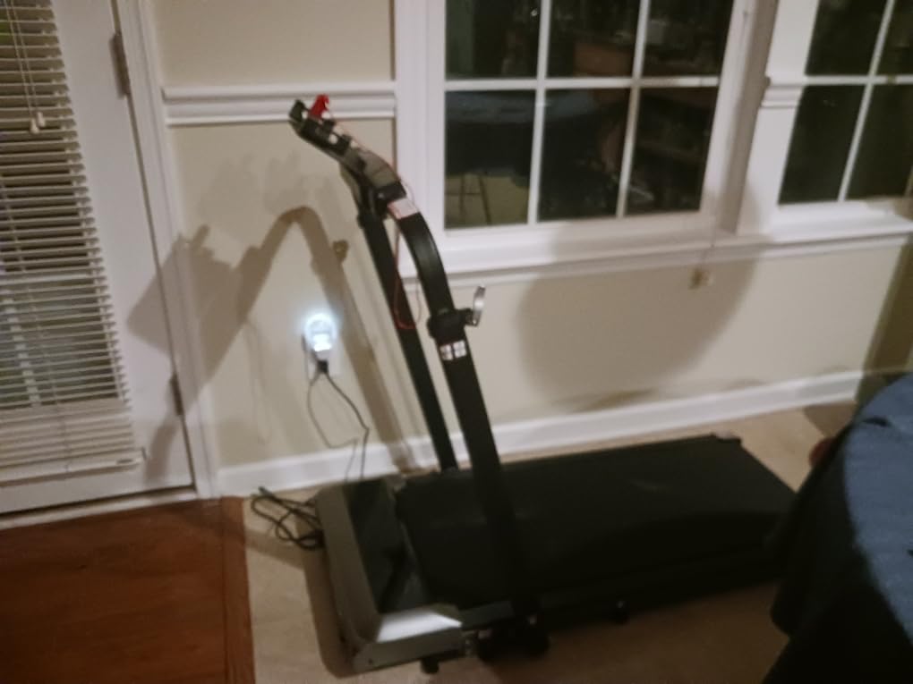 Acezoe Walking Pad with 12% Incline & Height-Adjustable Handlebar, 5-in-1 Foldable Treadmill for Home & Office, Portable Under Desk Treadmill with LED Display & App Control customer photo 2