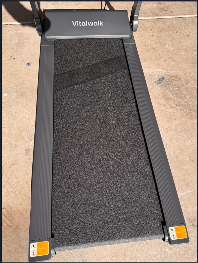 Vitalwalk Foldable Treadmill with Auto Incline, 48