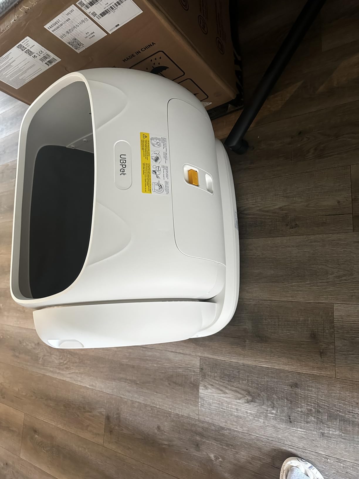 UBPET Self Cleaning Cat Litter Box, XXXL Automatic Litter Box for Multiple Cats, Weight Sensors Safety Protection customer photo 1