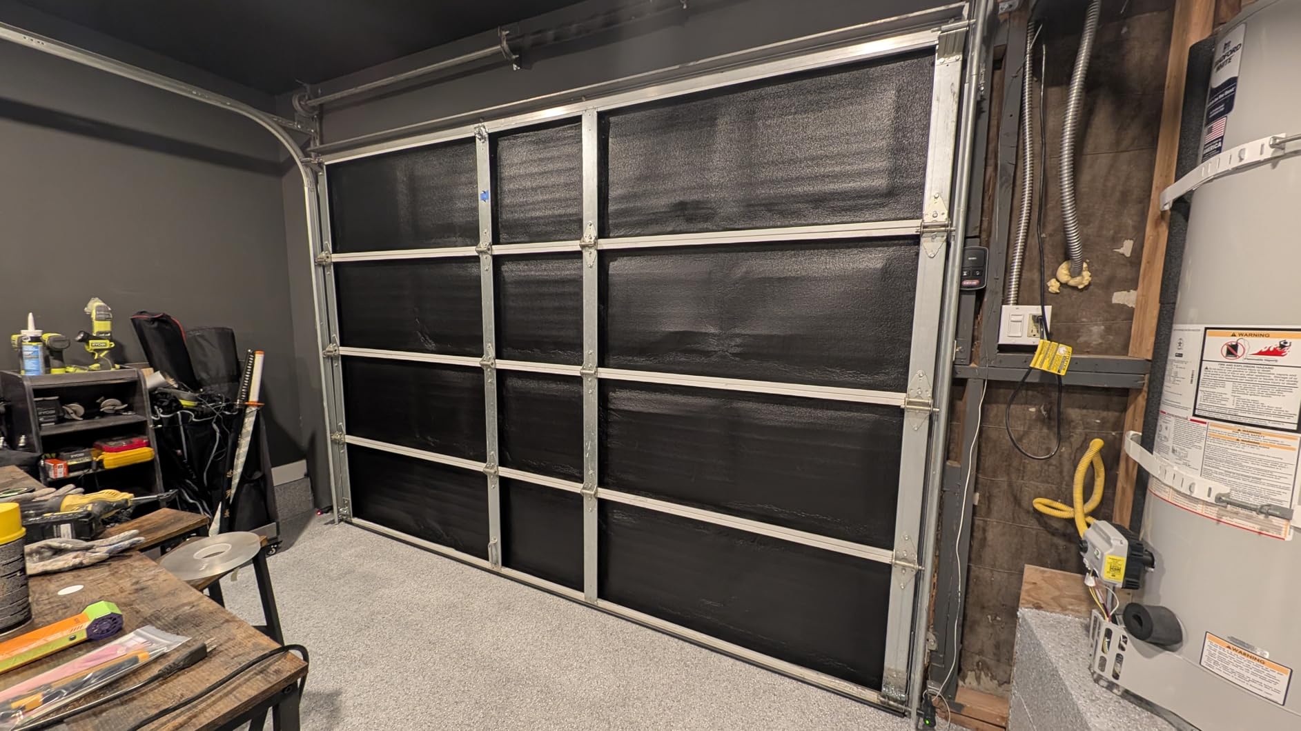 SmartGARAGE - Reflective Garage Door Insulation Kit (White) customer photo 1