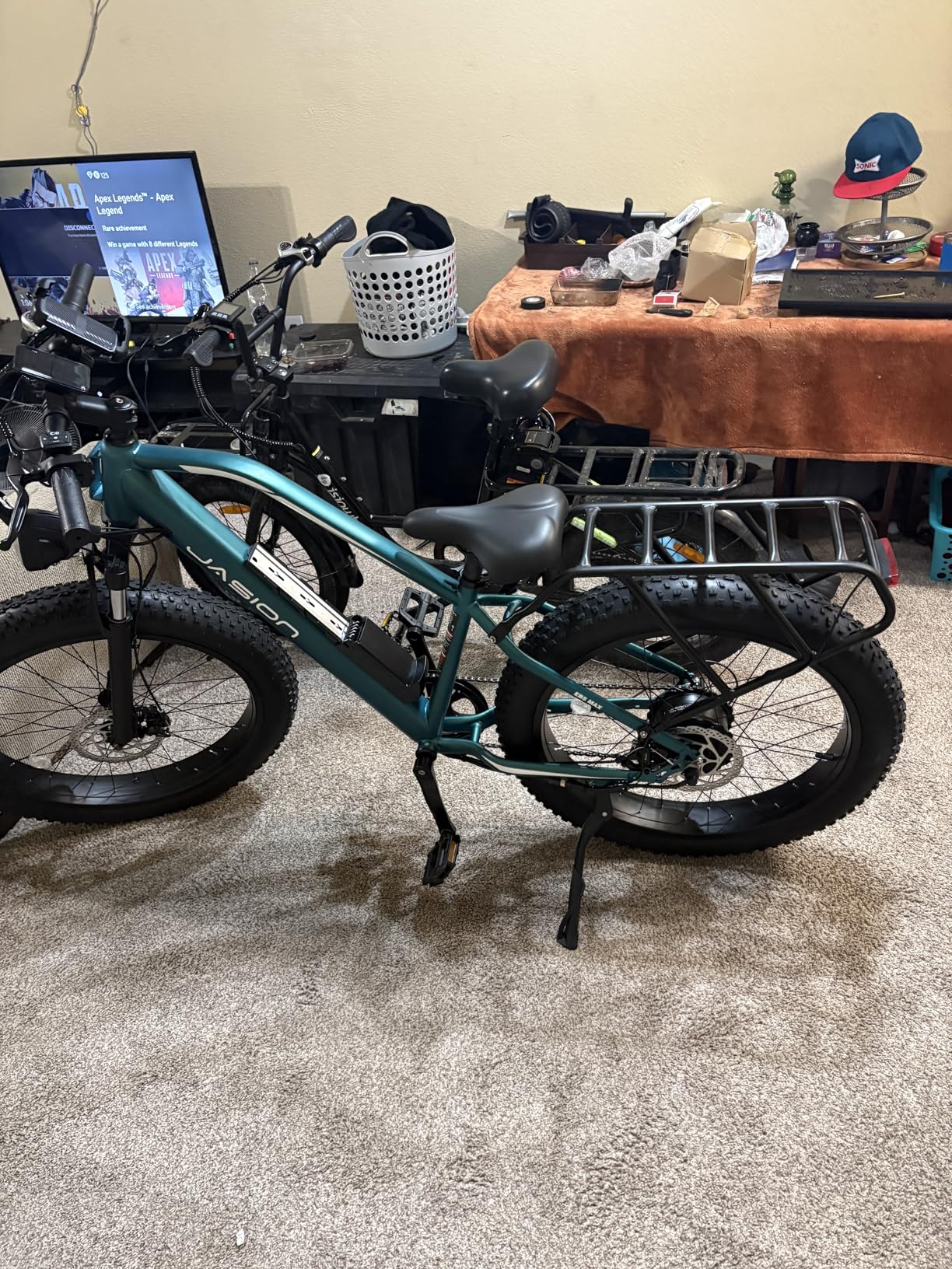 Jasion EB5 MAX Electric Bike for Adults with 2000W Peak Motor, 48V 15Ah (720Wh) Battery Electric Mountain Bike, 26'' x 4
